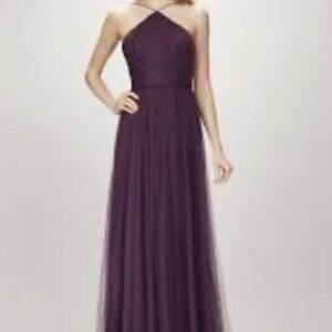 Theia Couture Bridesmaid Dress (eggplant)